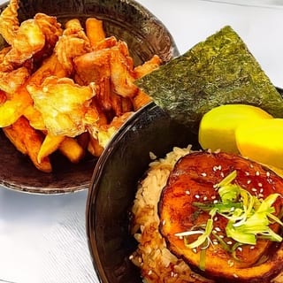 Kid's Cha-Shu Pork Bowl Meal (Grill Pork Belly)