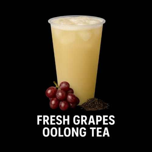 Fresh Grape Oolong Tea Flavor.