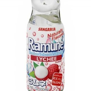 Ramune Lychee Flavor (Bottle)