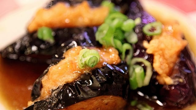 Stuffed Eggplant W. Shrimp Paste (3).