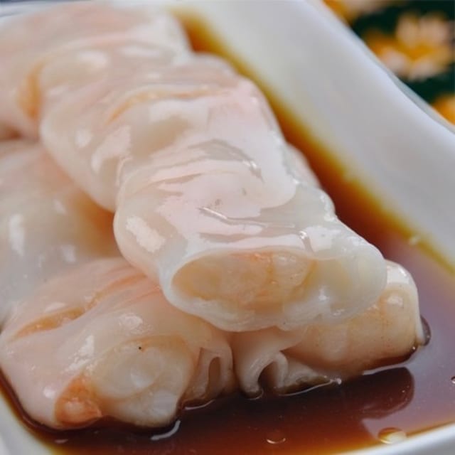 Steamed Flat Noodle with Shrimp (3).