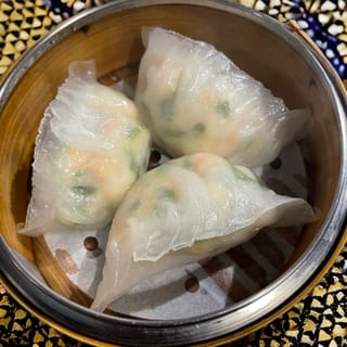 Steam Chives & Shrimp Dumplings (3)
