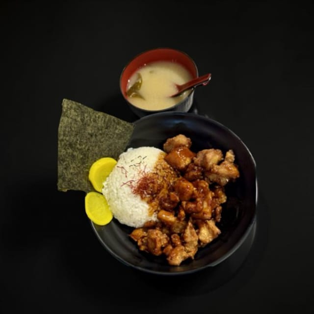 Spicy Chicken Karaage Don.