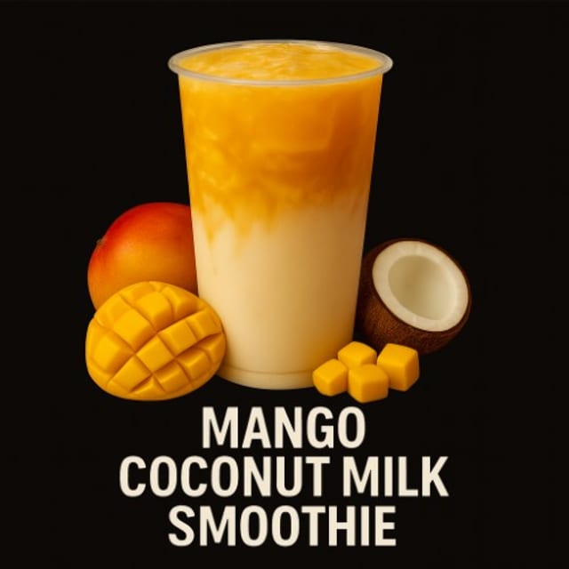 Mango & Coconut Milk Smoothie.