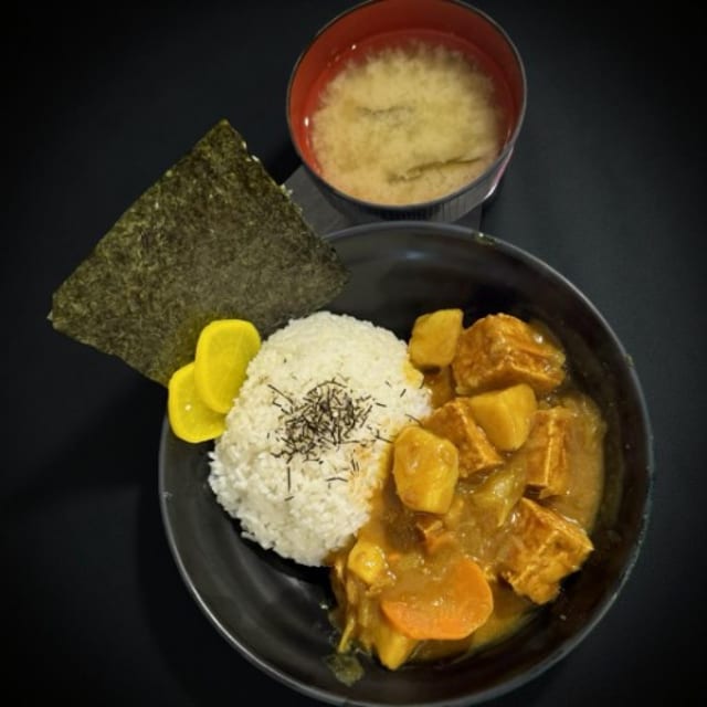 Fried Tofu Curry Don.