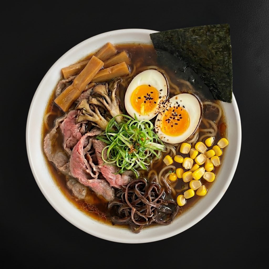 Rib Eye Beef Ramen.