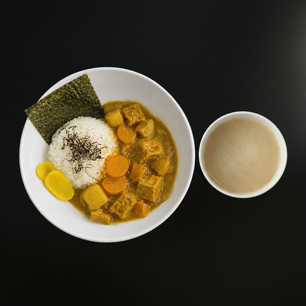Fried Tofu Curry Don.