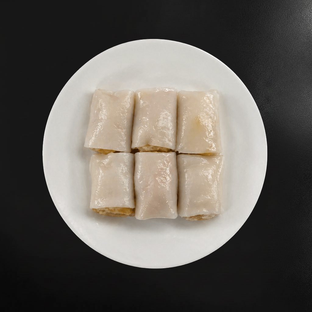 Chinese Donut W. Flat Noodle.
