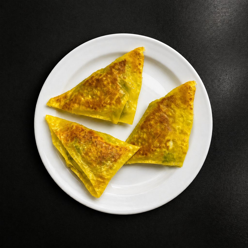 Pan Fried Shrimp & Chives Pockets (3).