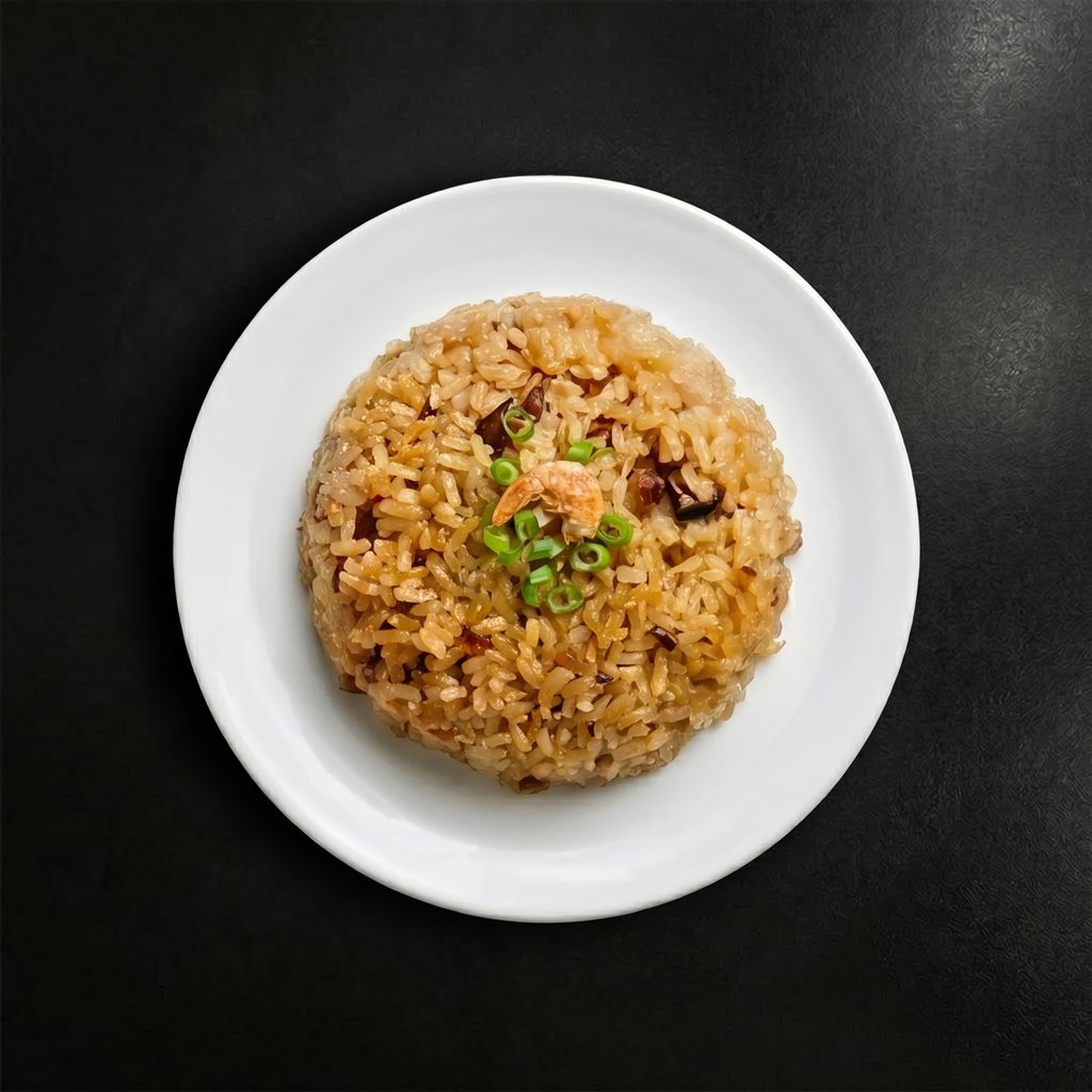 Sticky Rice with Chinese Sausage.