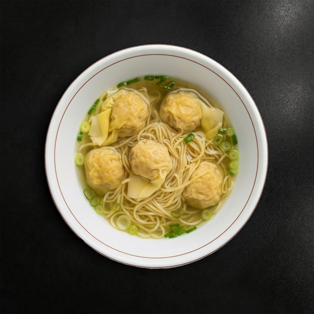 Pork Wonton Noodle Soup.