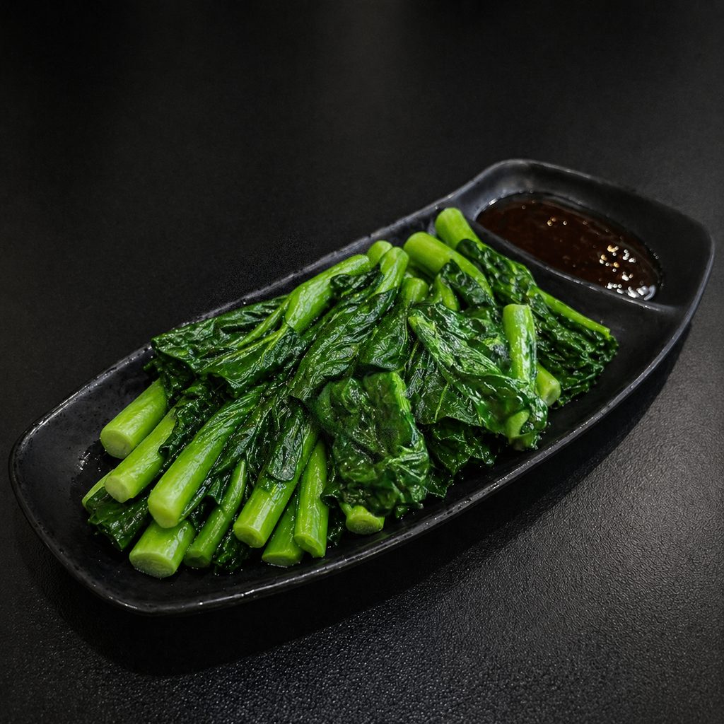 V1. Chinese Broccoli with Oyster Sauce.